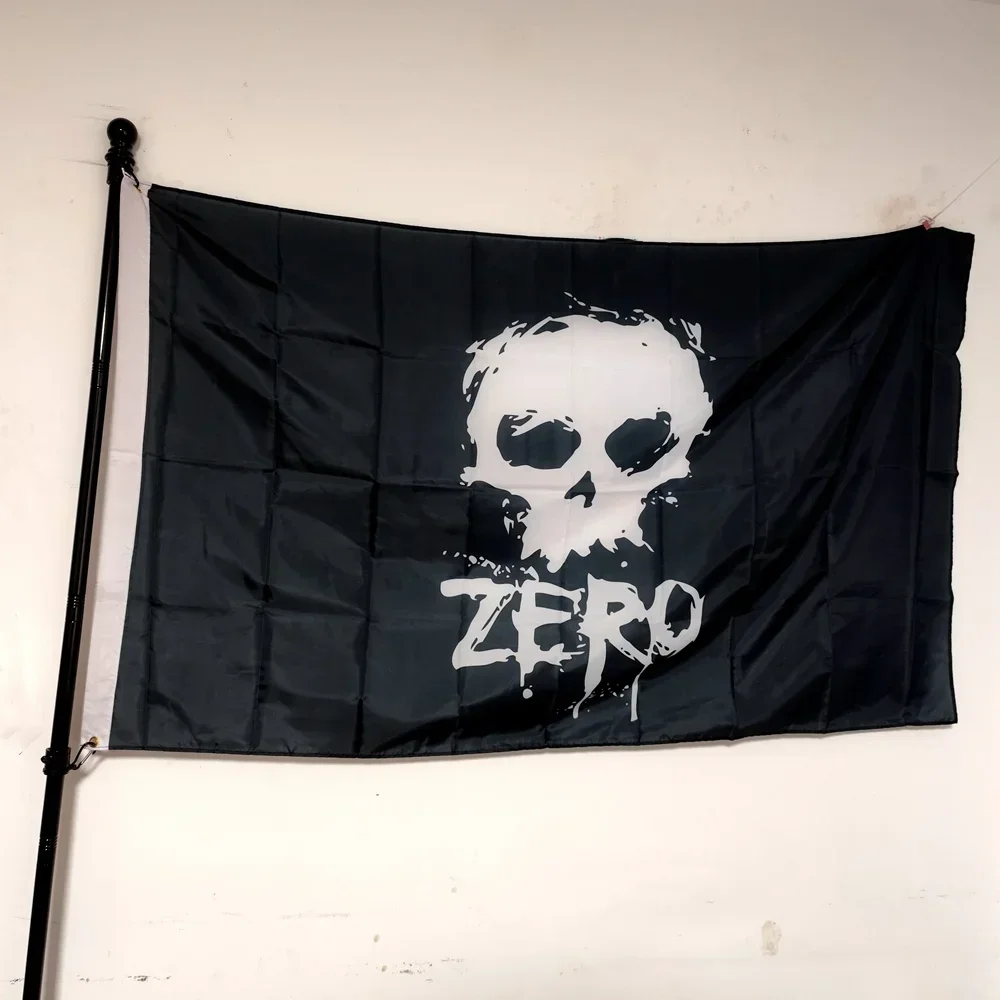 

Skull Zeros Flag - 90x150cm Printed Polyester Banner for Outdoor/Indoor Wall Decoration, Waterproof with Metal Grommets