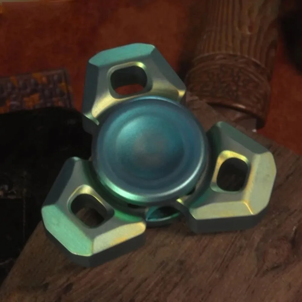 JX EDC Era ฟิดเจ็ตสปินเนอร์ ของเล่นเสริมสมาธิ ฟิดเจ็ตสปินเนอร์สามใบพัด ช่วยลดความวิตกกังวล ของเล่นแก้เครียด ไจโรสปินเนอร์สแตนเลส สำหรับผู้ใหญ่