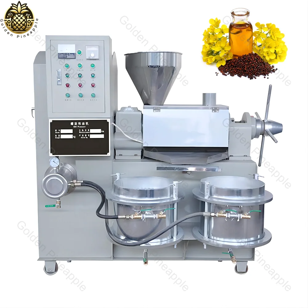 Fully Automatic Cold Press Oil Machine For Edible Oil Extraction For Peanut & Palm Oil Cashew Processing