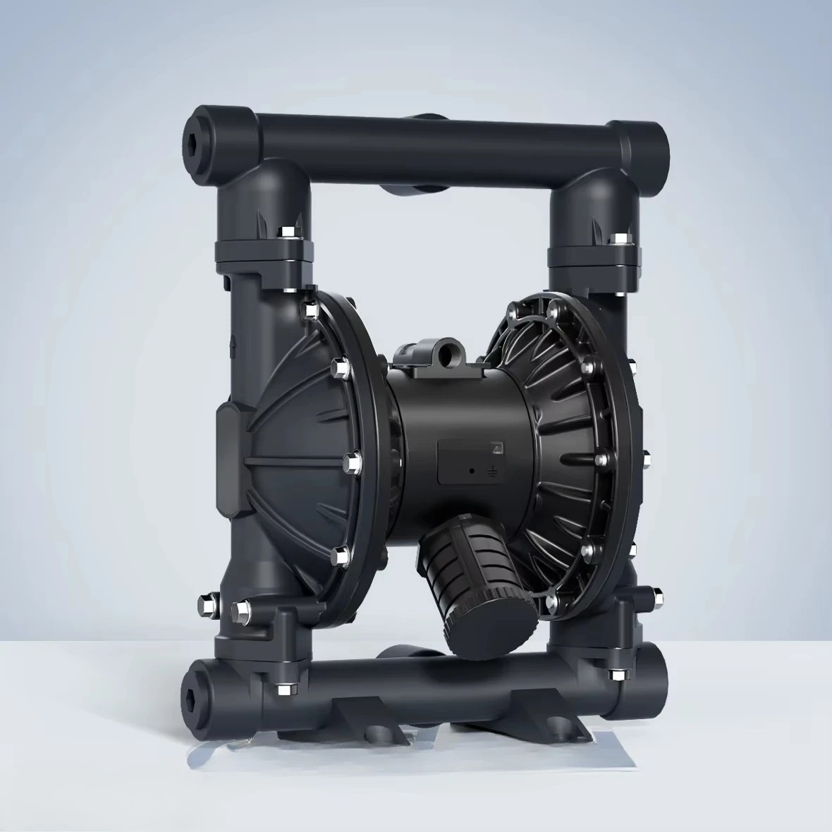 

Aluminum Alloy Air Pump with Threaded Connections for Paint, Solvent, Coating, Safe Chemical Transfer