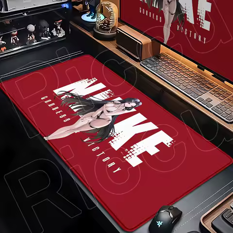 HD Printing Nikke The Goddess of Victory Mousepad Gamer Keyboard Pad Desk Mat Xxl Computer Desks Mouse Gaming Mat Pc Accessories