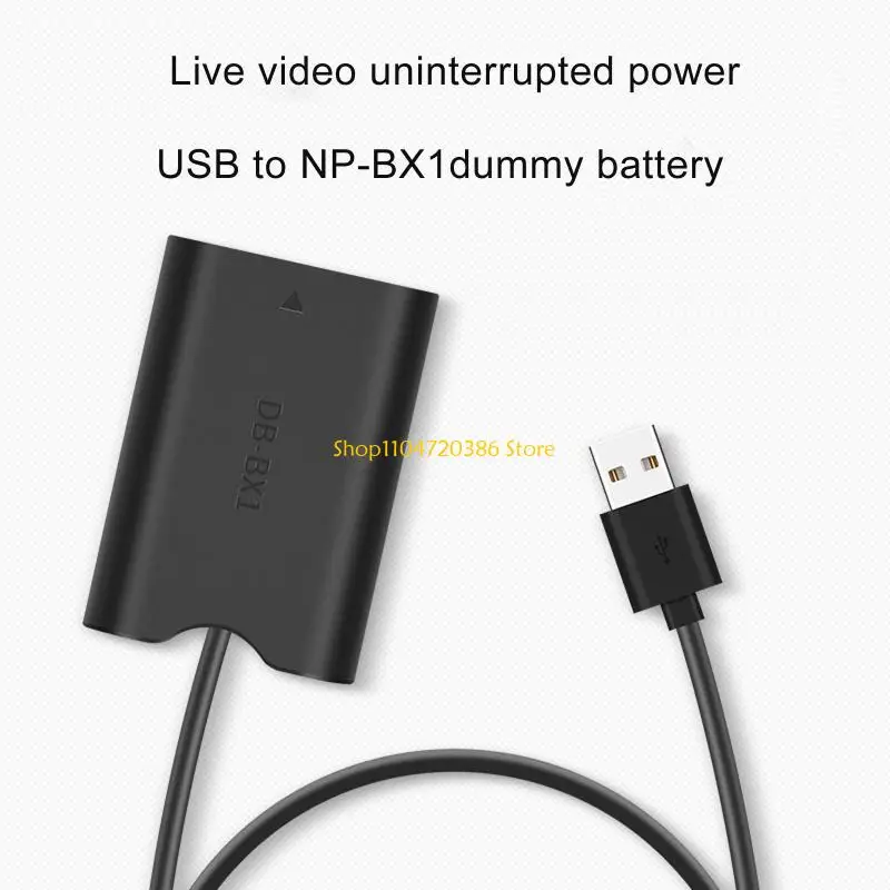NP-BX1 Dummy Battery Camera Power Supply para DSC-RX1 DSC RX100