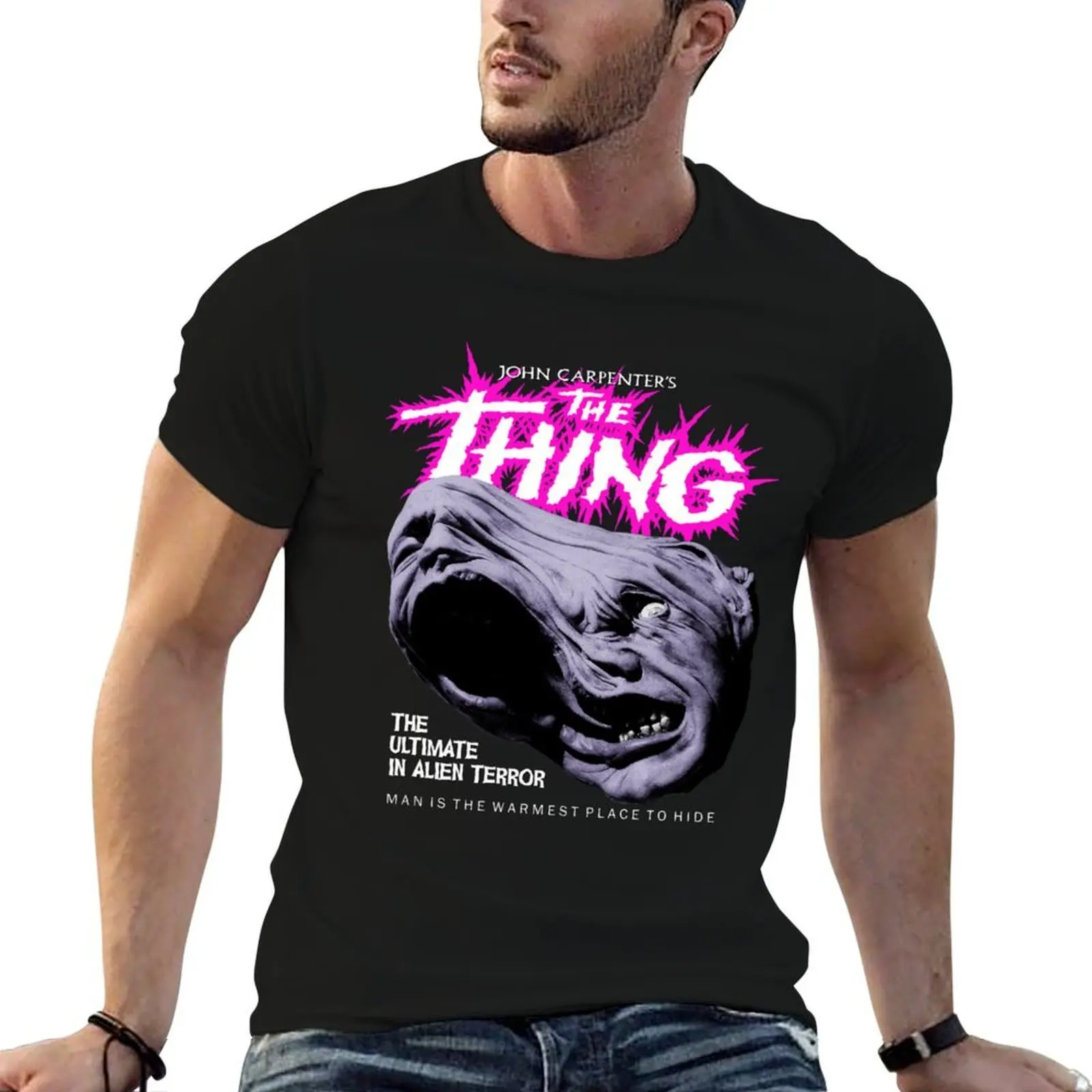 

The Thing John Carpenter Horror Sci Fi T-Shirt t shirts for man cotton soft man t shirt luxury anime tshirt T-Shirt