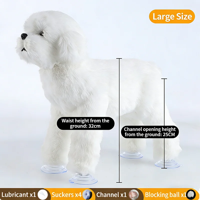 

Dog Interactive Companion Toy - Silicone Stress Relief Mating Doll for Male & Female Pets, Sexy Design Pet Supplies