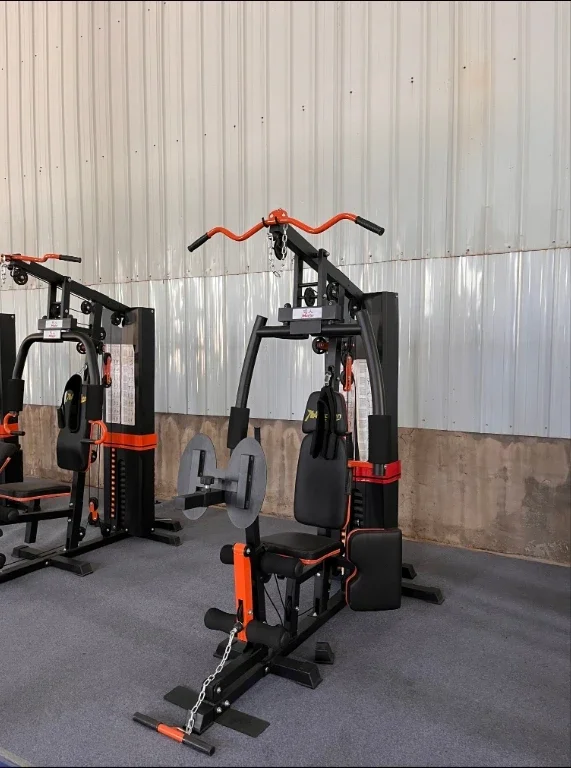 Single station multi-function integrated trainer home strength fitness combination equipment