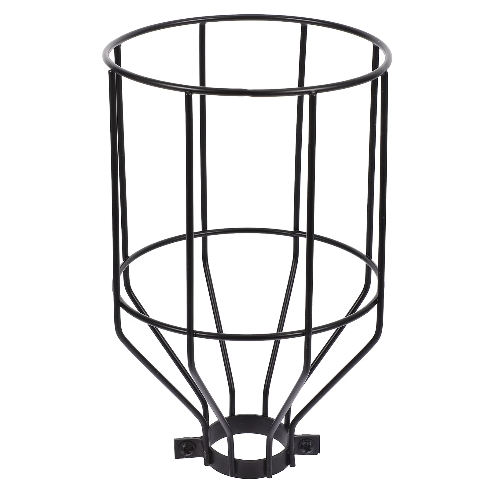 

Simple Black Iron Lamp Shade Birdcage Design for Home Restaurant Hotel Decorative Pendant Light Cover Vintage Style
