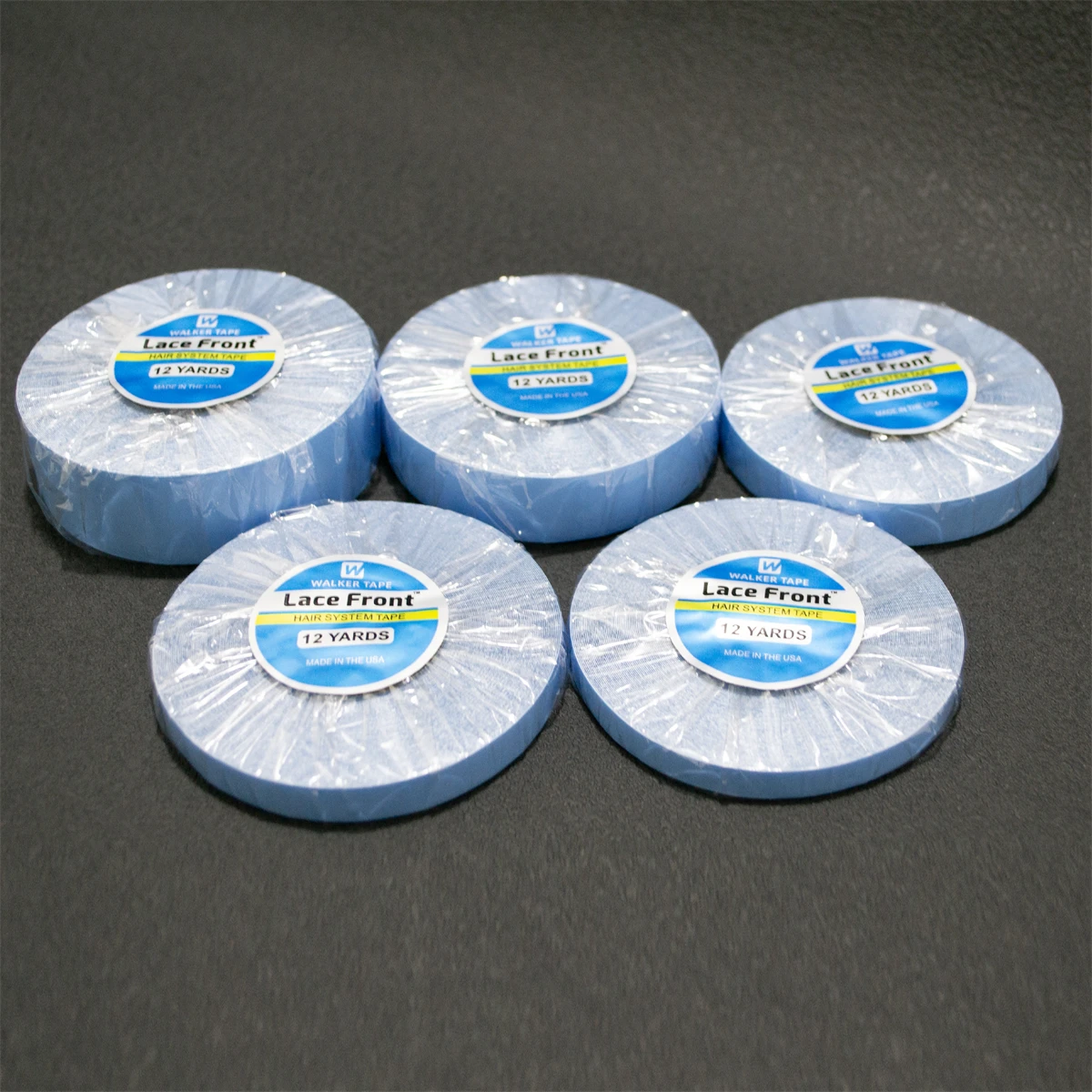 

12YARDS Hair SystemsTape For Lace Front Blue Double Sided Wig Tape For Hair Extensions Adhesive Tape Wig Styling Tools