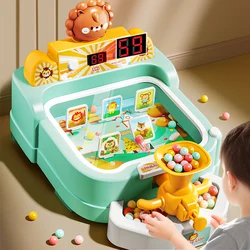 Children's Marbles Toy Kids Ball Shooting LCD Scoring Table Game Cartoon Girl Education With Music Party Room Birthday Gifts