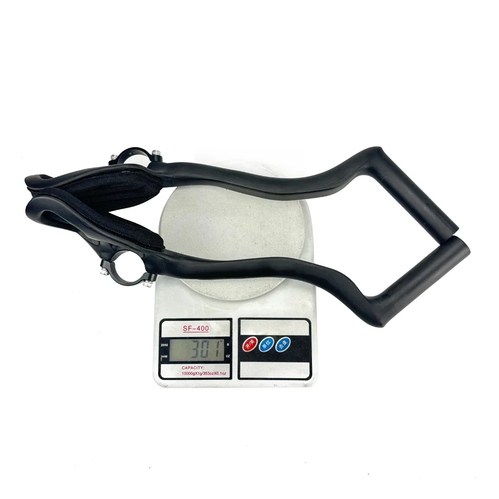 Carbon Fiber Handle with Sponge Elbow Pad, Road Bike Rest, Relax TT Handlebar, MTB Road Bicycle Race, Bike Accessories