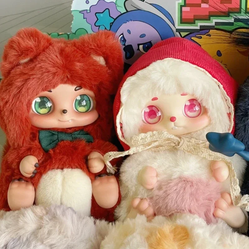 

Timeshare Cino Fairy Tale Battle Plush Blind Box Toys Cute Vinyl Face Doll Gift Mystery Boxes Desktop Decoration Collection Doll