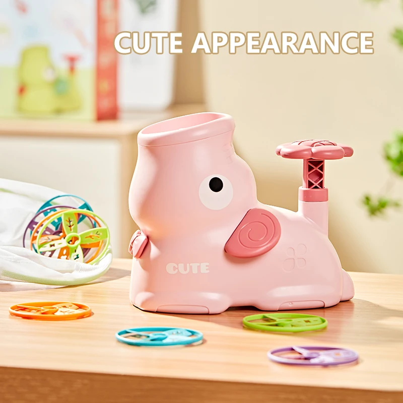 Air Rocket Launcher Flying Saucer Toy Cartoon Dinosaur Foot Launchers UFO Disc Saucer Kids Jump Sport Outdoor Games Toy for Boys