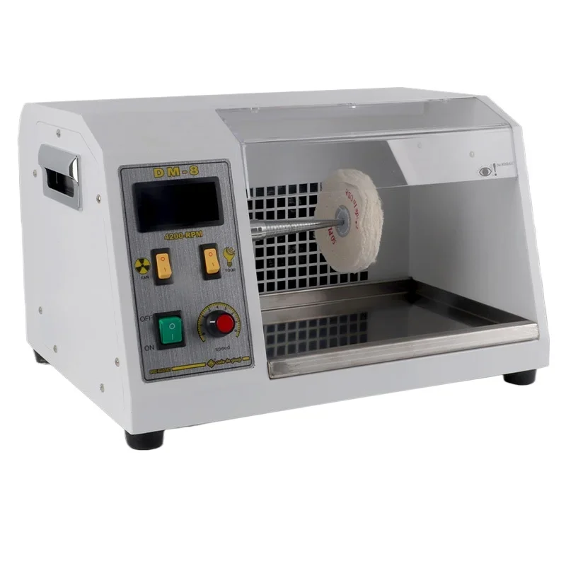 DM-8 Cloth Wheel Machine, Vacuum Polishing Variable Frequency Grinding Machine, Jewelry Equipment Tools