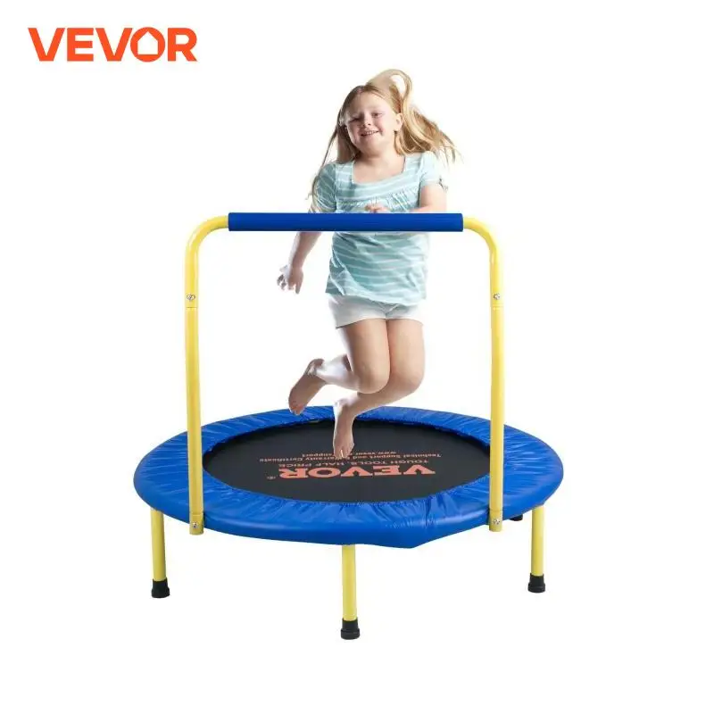 VEVOR 3FT Recreational Trampoline Max Load 132lbs for Kids 36