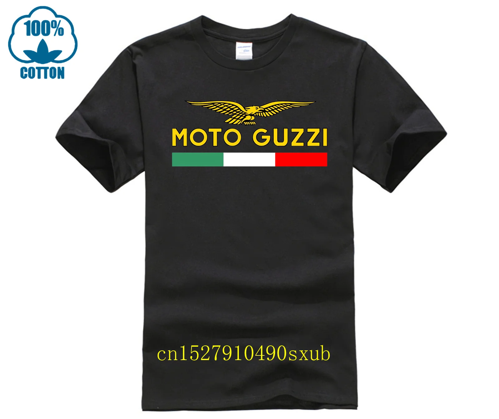 2024 Men T Shirt Casual Motorcycle Motif Moto Guzzi T-shirt Sports Tops Short Sleeves 100% Cotton Streetwear S-3XL Cool Tee