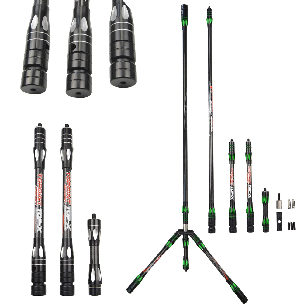1Set Archery Carbon Stabilizer 5/10/30 inch Balance Bar Damper Shock Absorber Compound Bow Hunting Shooting Bow Arrow Hunting