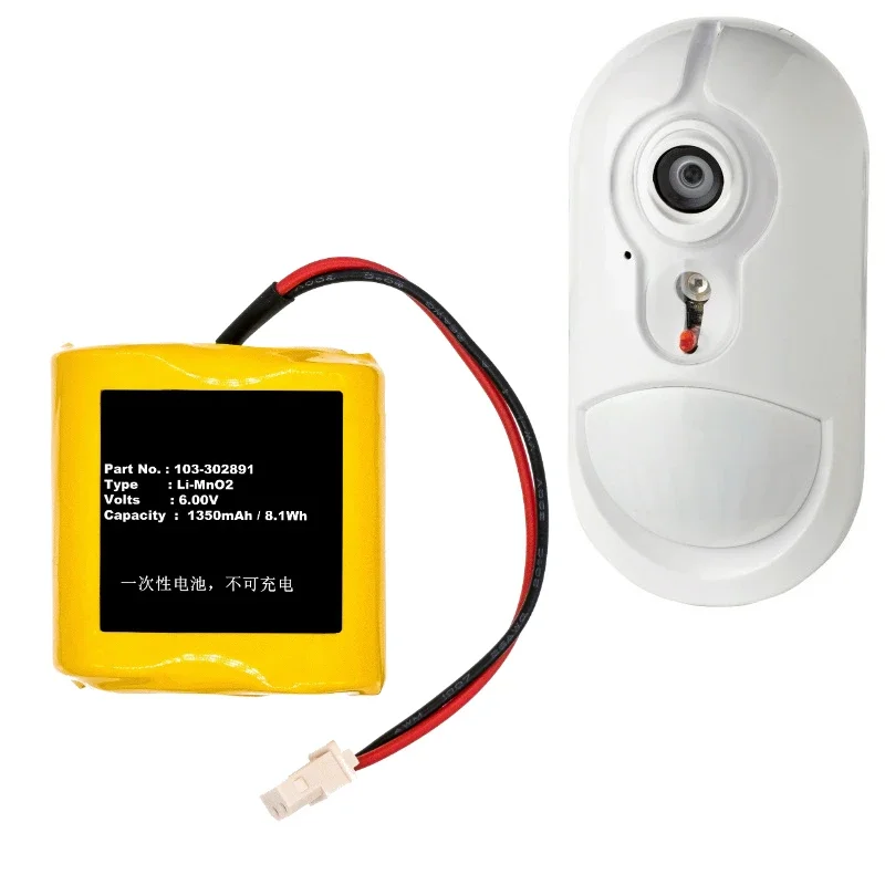 20 шт./лот аккумулятор 1350 мАч для Visonic 103-302891 103-302915 EVE2CR17450-C GP2CR123A OSA363 детекторы Next CAM PGS Cam Фото №4