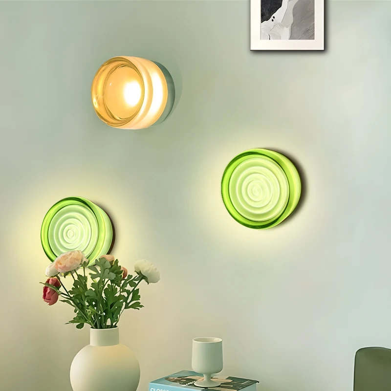 Nordic Simple Acrylic Wall Light Bedroom Bed Wall Light Atmosphere Light Corridor Balcony Ceiling Light Waterproof Wall Light