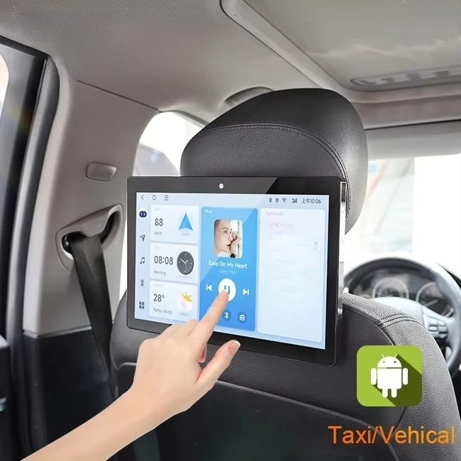 10 Inch Smart Android Touch Screen Car Taxi LCD Monitor Digital Signage Advertising Equipment Display Screen for Car