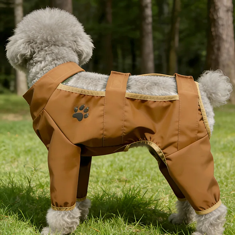 Pantalones antipolvo impermeables para perros pequeños, Bichón - imagen 5