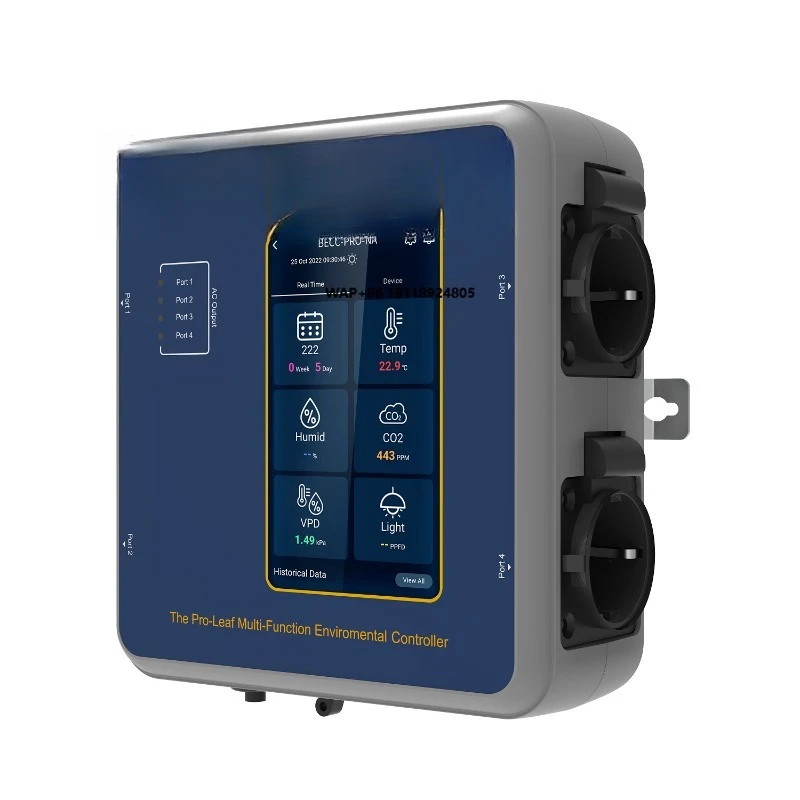 All-in-one Control System s for LED Lights, Fans, Dehumidifier, air Conditioning, Heater, CO2, Humidifier