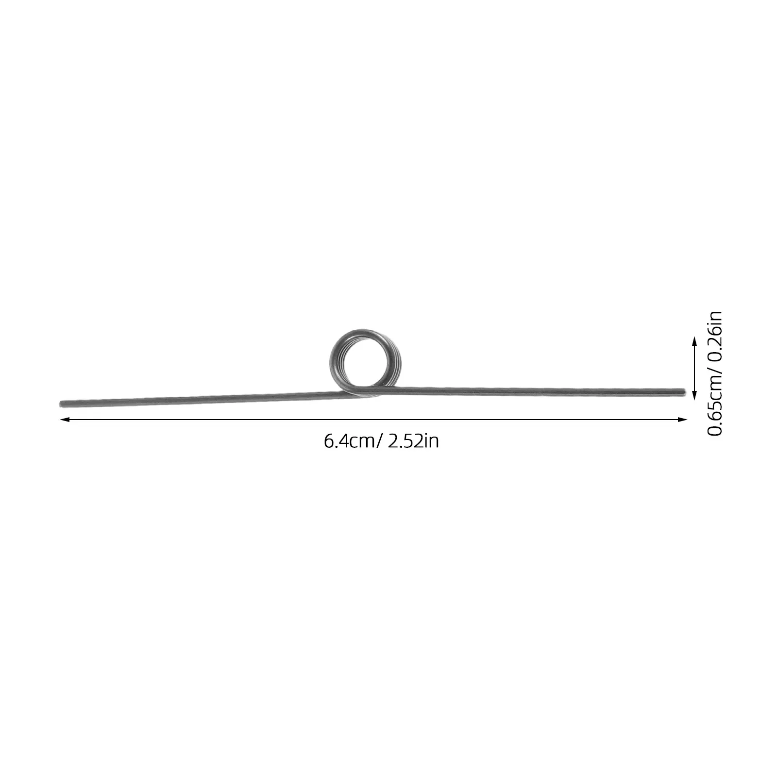 Trash Can Lid Repair Springs for Homeowners, Providing Smooth Lid Closing, 10 Pcs, 4-Coil 180-Degree Silver Spring Steel