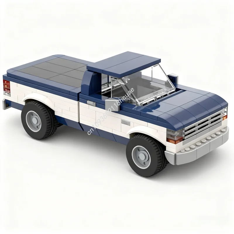 

376 шт. MOC City Champions Gen Forded F Модель Строительные блоки Архитектурная игрушка Рождественский подарок DIY Креативная образовательная идея