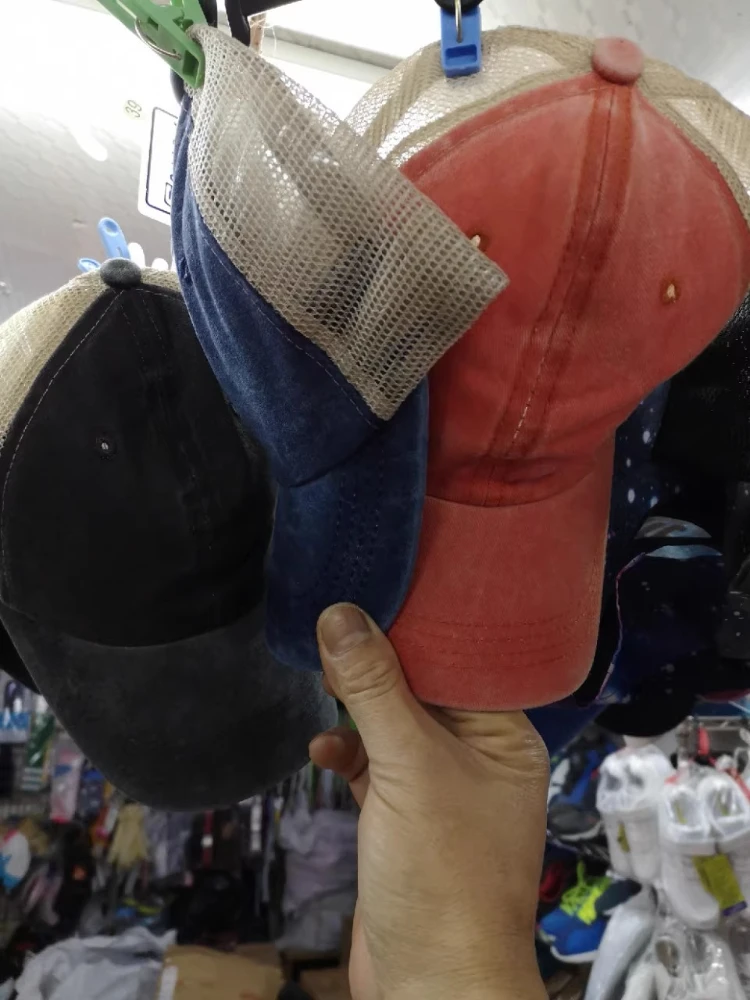 

Регулируемая бейсболка из стираного хлопка 56-62 см, потертая простая шляпа Snapback для мужчин и женщин, солнцезащитная шляпа унисекс в корейском стиле