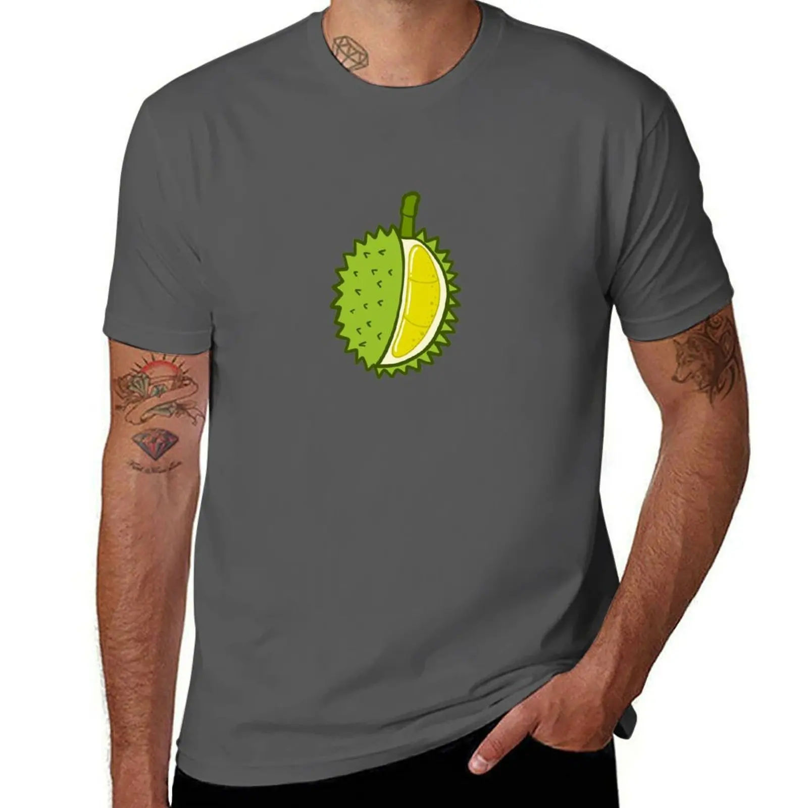 

Durian T-Shirt man t shirt heavy cotton man t shirts cotton T-Shirt