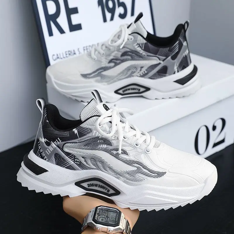 

Women's Sports Sneakers Lace Up Breathable Mesh Comfortable Casual Outdoor Walking Shoes Fashion Design Cushioned Sole