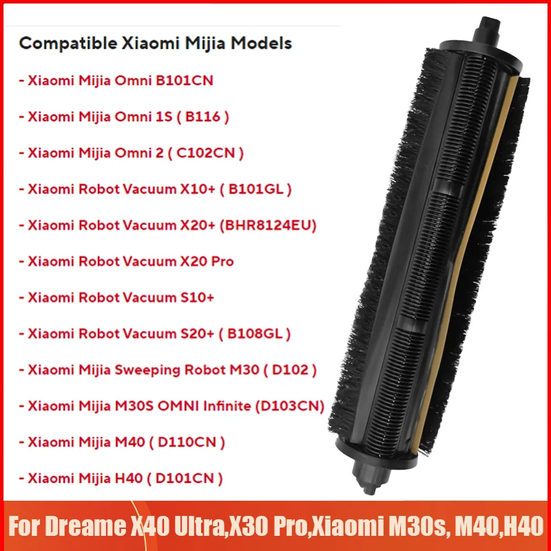 Ersatz von Zubehör für Xiaomi Robot Vacuum X20 Pro/B108GL, für DreameX40/X40 Master/X40 Ultra TriCut Bürstenersatzteile