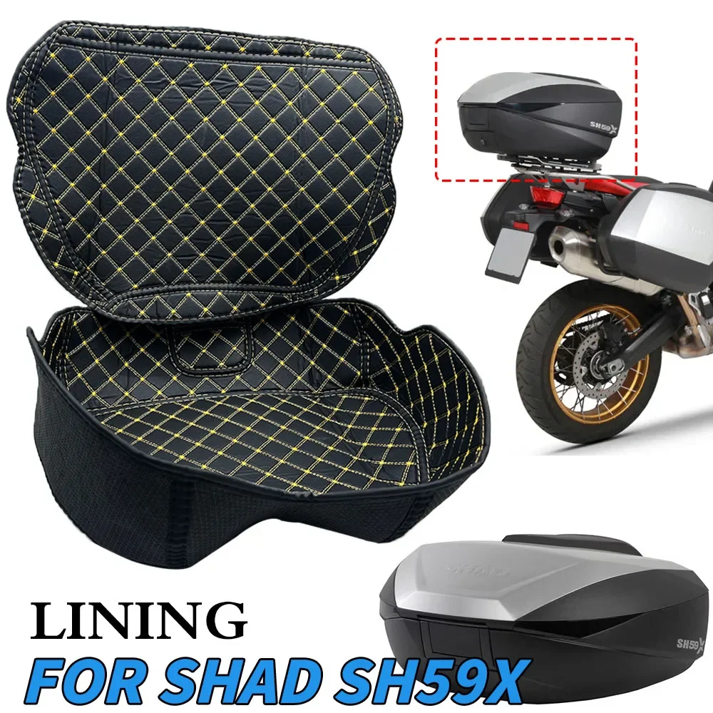 

For SHAD SH59X SH 59X SH59 X Motorcycle Rear Trunk Case Liner Luggage Box Inner Rear Tail Seat Case Bag Lining Pad Accessories
