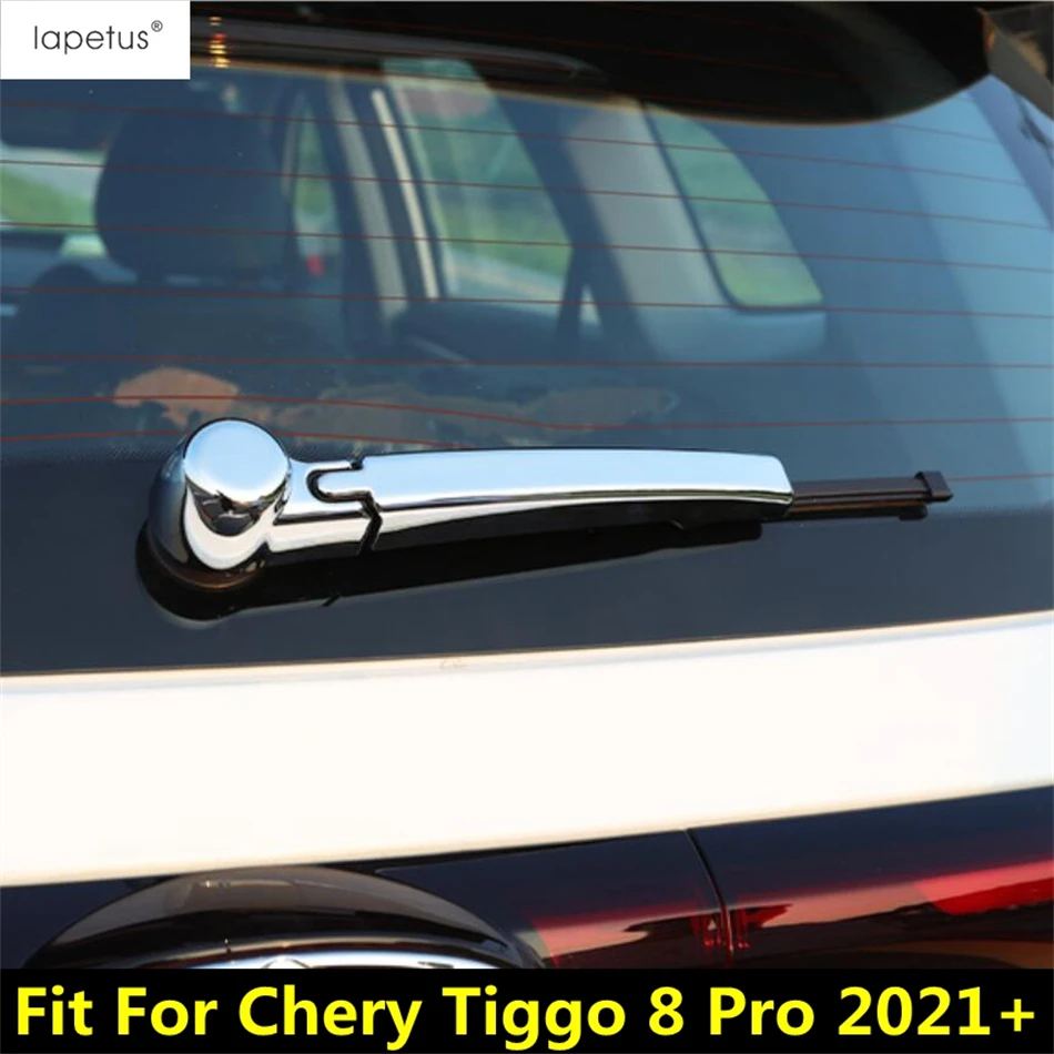 Car Windshield Window Windscreen Rain Wiper Decoration Sequins Cover Trim For Chery Tiggo 8 Pro 2021 2022 ABS Chrome Accessories