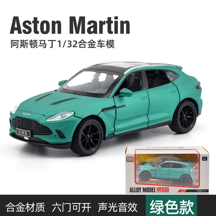 1:32 Aston Martin DBX Alloy SUV Sports Car Model Diecasts Metal Toy car Pull Back Car Simulation Sound Light Boys Toys Gift A843