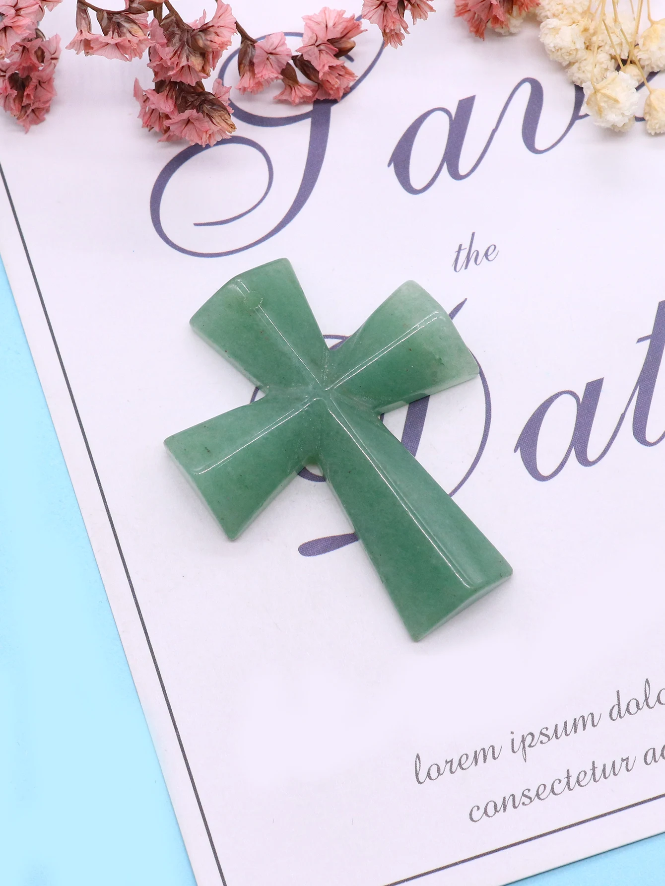 الكلاسيكية عبر على شكل الحجر الطبيعي ثقب واحد قلادة مصقول الأوجه الملكيت حجر عين النمر اليدوية قلادة المواد 1 قطعة