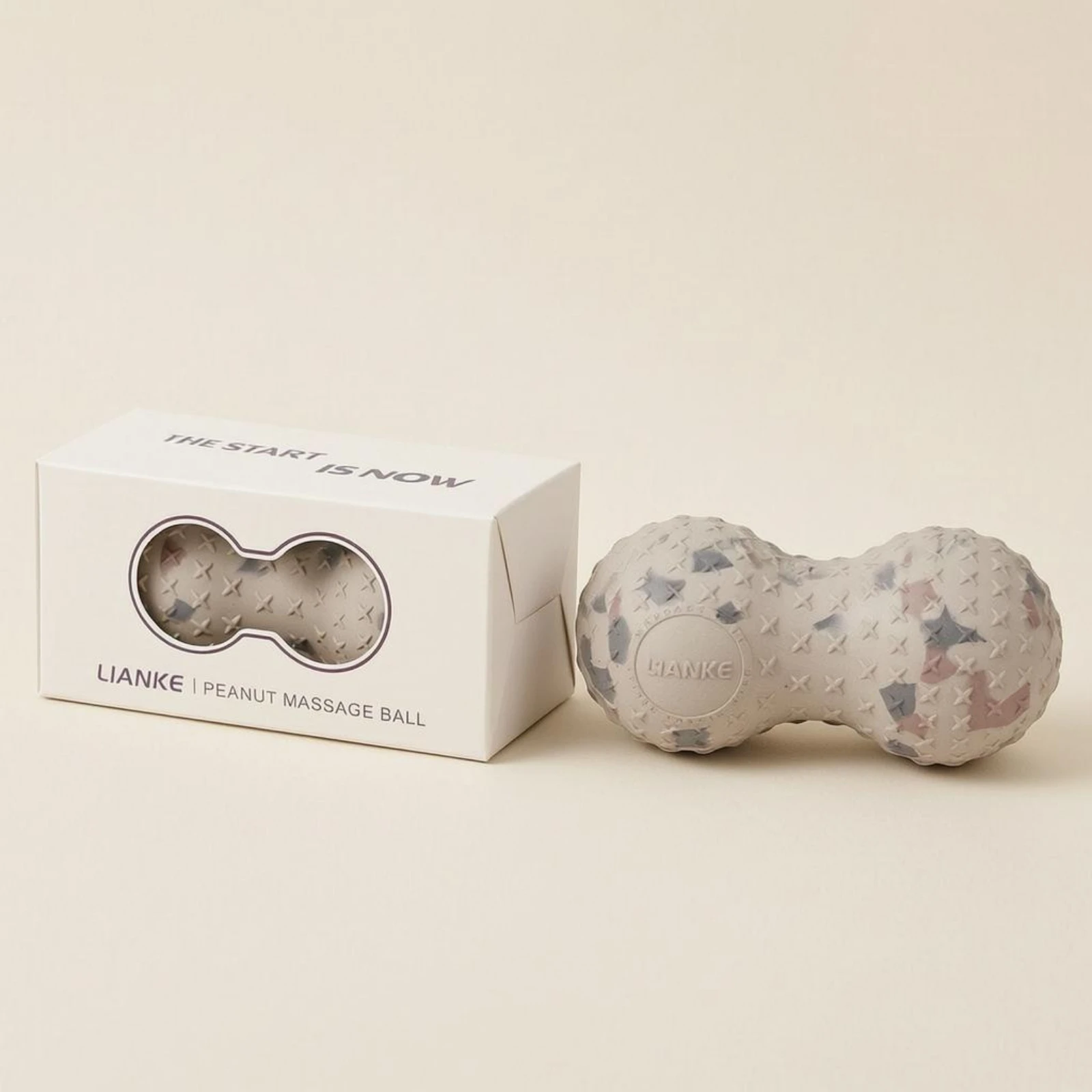 

Peanut Massage Ball Muscle Relaxation Textured Massage Ball Body Relaxer Portable