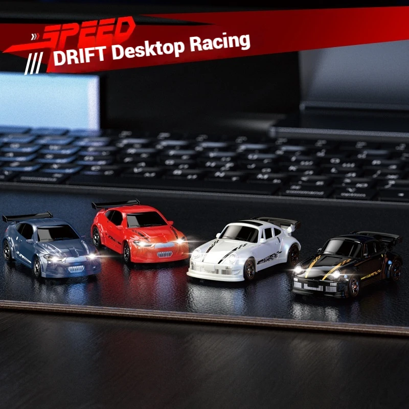 

1 Viss64 Новый высокоскоростной Drift Rc Car 4WD Автомобиль с дистанционным управлением Четырехколесный привод с радиоуправлением Mini RTR Гоночная модель Мальчики Игрушки Подарки