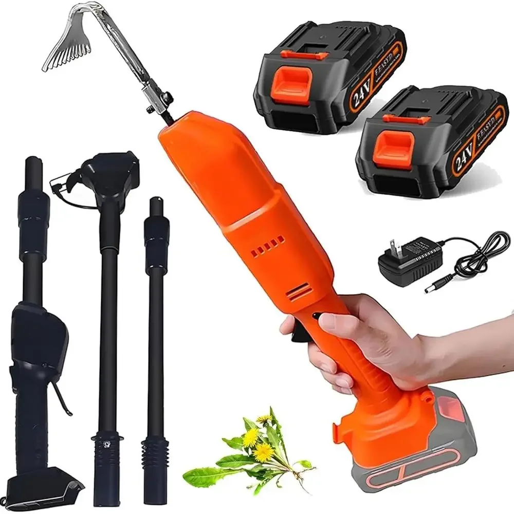 

Телескопический электрический культиватор с двумя батареями 21 В: легкий прополочный аппарат для аэрации и рытья почвы