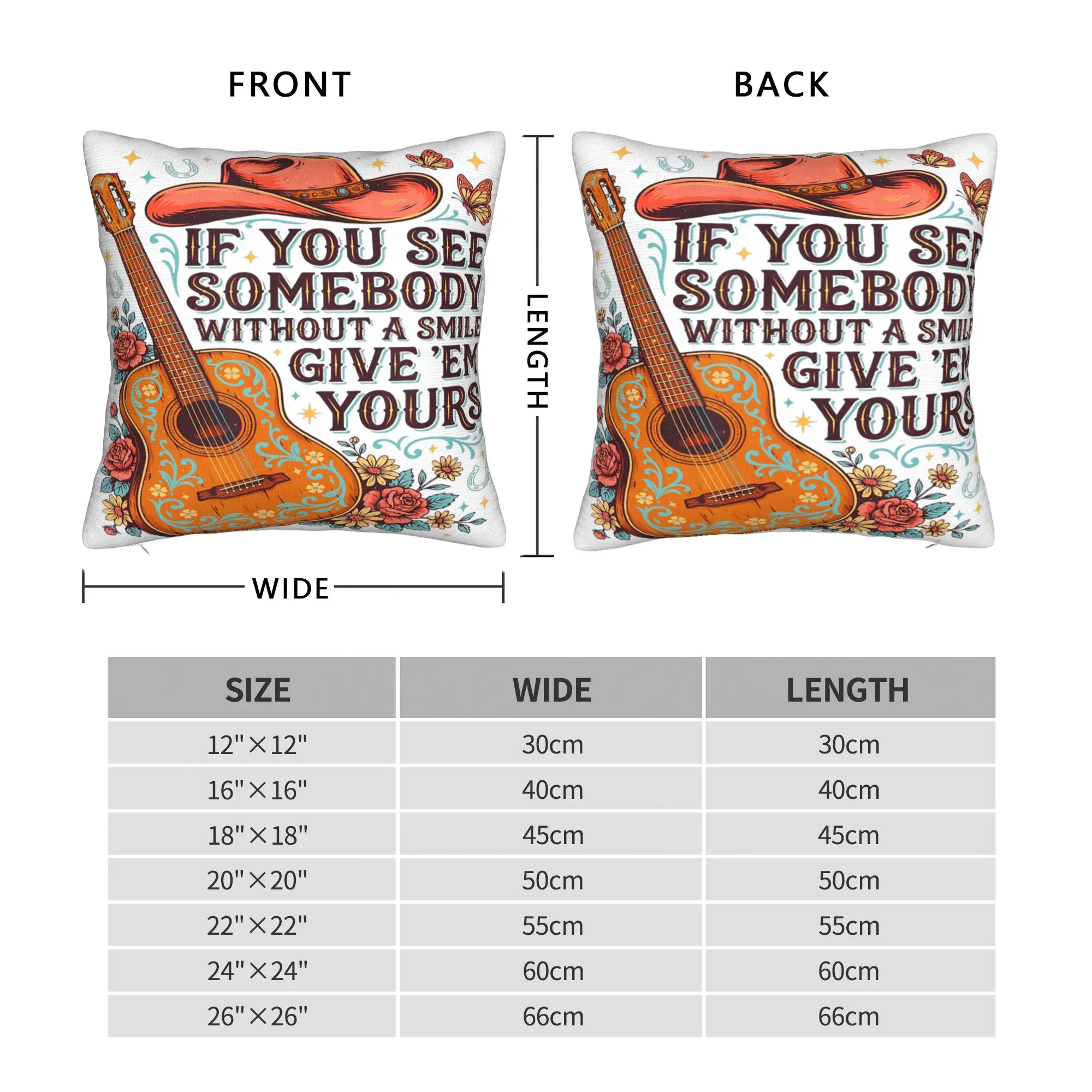 Pillow Case if You See Someone Without a Smile Give Them One of Yours Design  Pillow Cover For Sofa Car Home Decor Pillowcases