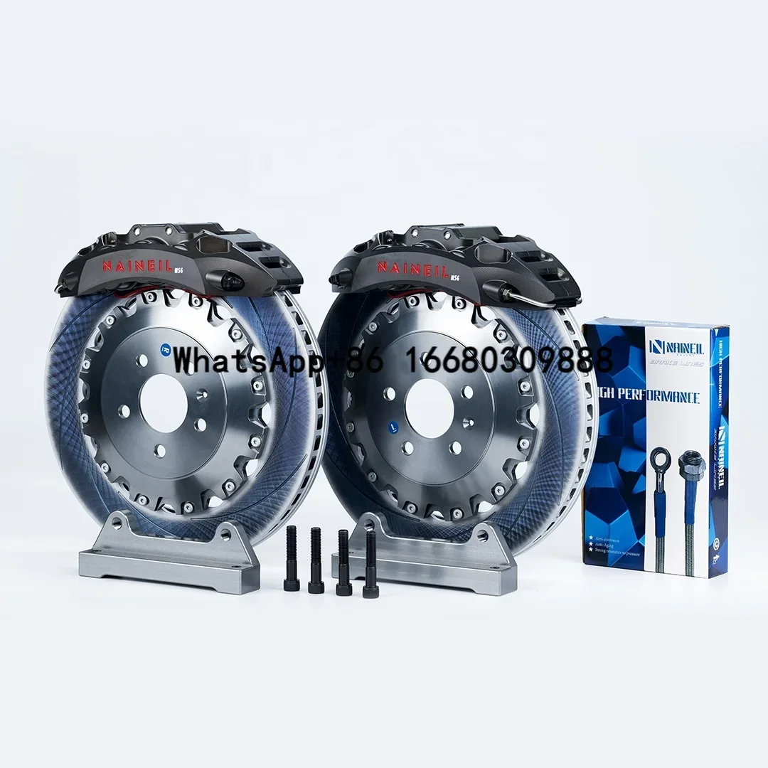 

High Performance Racing 6 Piston Auto Brake Systems Car Brake Calipers Big Brake Kit for Tt Mk2 S3 A4 S5 B8 A6 C7 C8 Q5 Q7