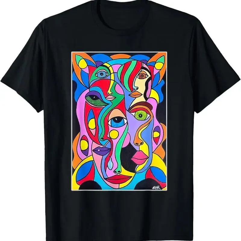 Hidden Emotions Art T Shirt Äì La Face Cach E Abstract Pop Expression