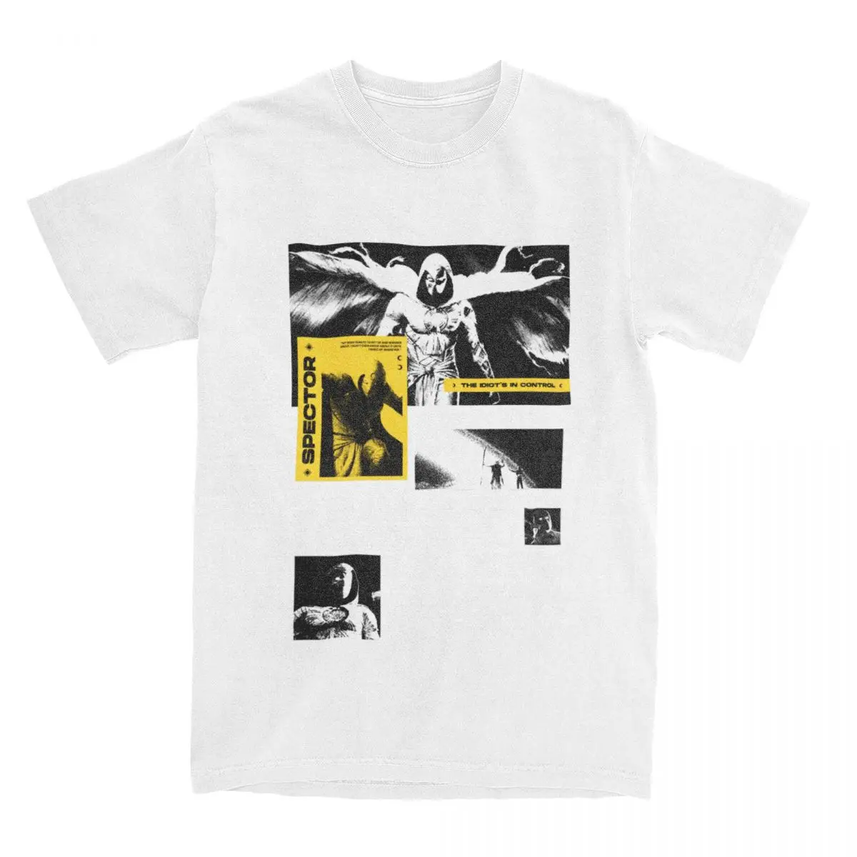 2025 نموذج جديد القمرية كافالير الرجال المرأة تي شيرت تيز قصيرة الأكمام الياقة المستديرة تي شيرت القطن الخالص حجم كبير الملابس #4