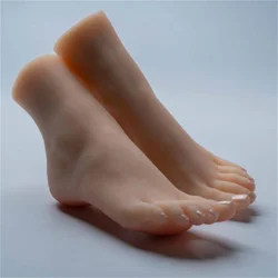 Female Foot Mannequin for Jewelry Display, Artificial Props, Manicure Joints, Medical Science, Tpe Silica Gel, 2023