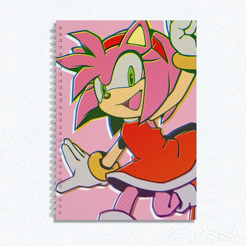 Cartoon Hard Shell Thickened Sketchbook Sonic The Hedgehog Surrounding High-value B4/A4/8K Sketchbook Primary School Students