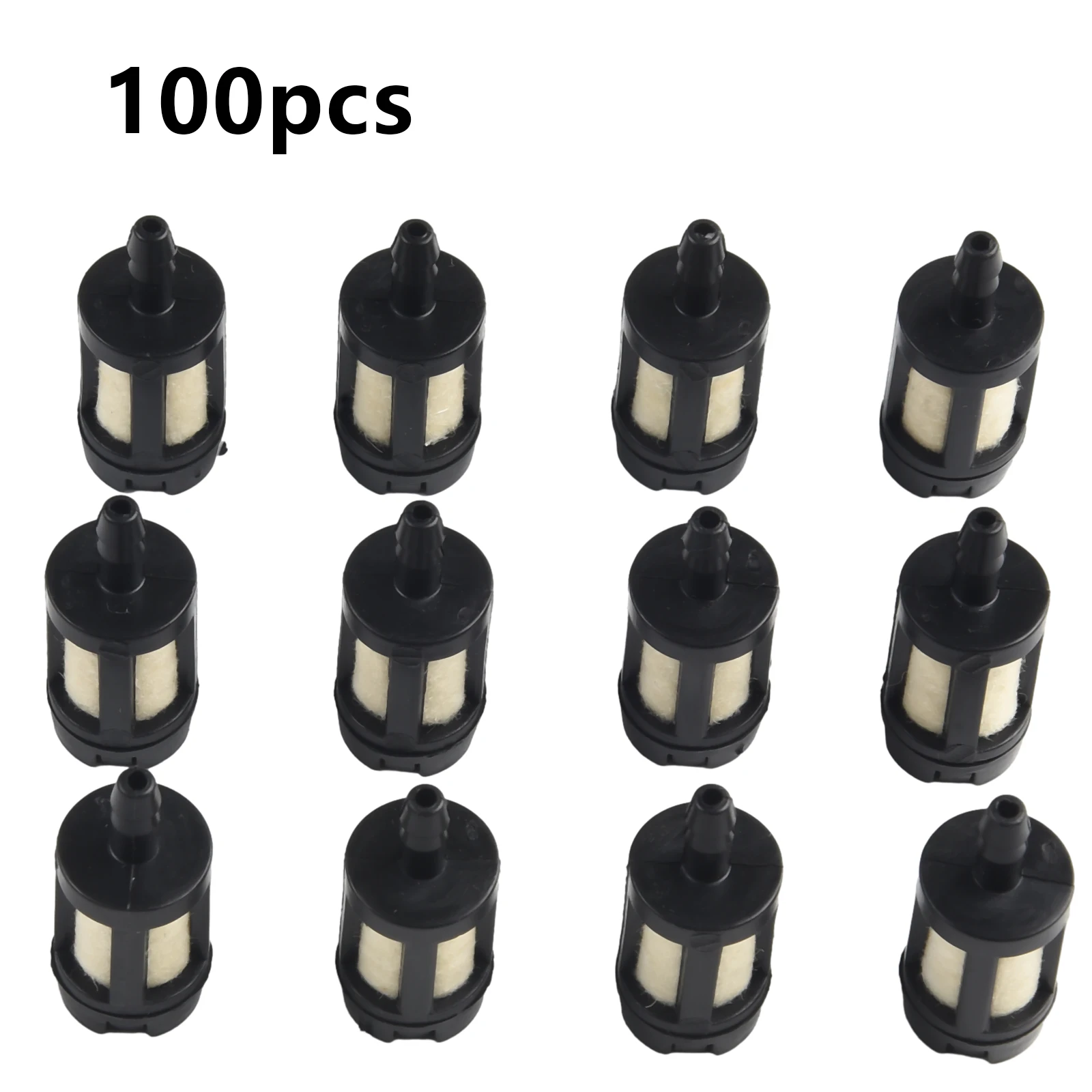 

100Pcs Lawn Mower Fuel Filters Grass Cutter Mowing Machine-Replacement For Stihl Poulan Chainsaw Trimmer / For 1/8 ID Fuel Line