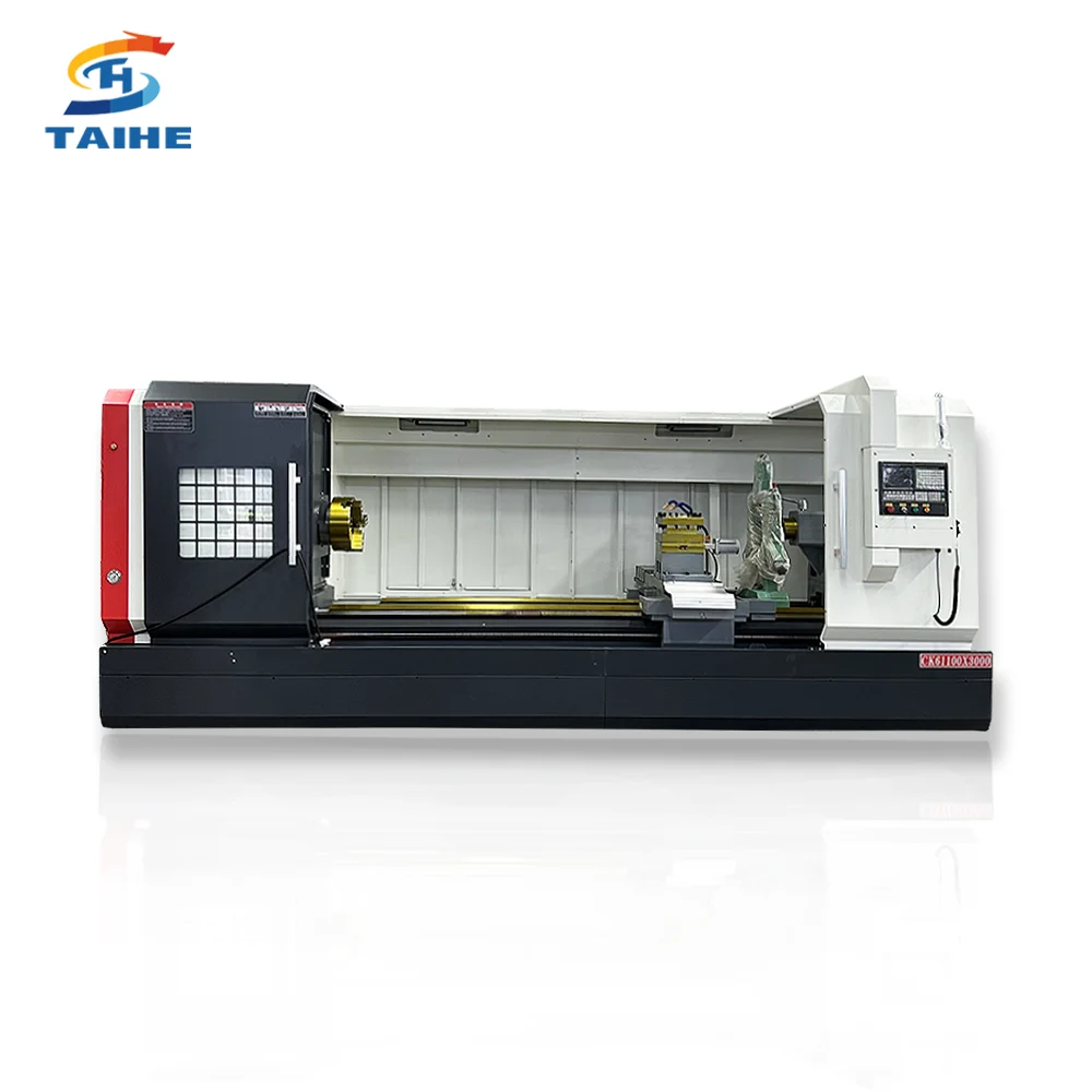 Heavy Duty CNC Turning Hine CK61100 Horizontal Lathe With Single Spindle New Condition Competitive Price