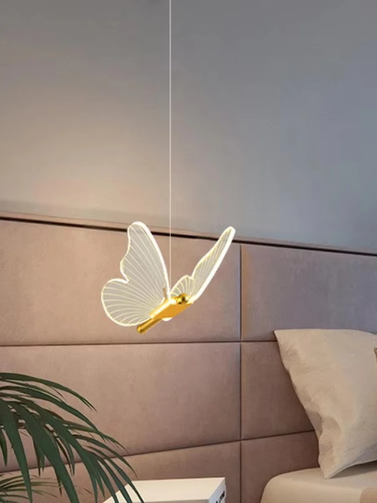 Light Emitting Diode Butterfly Chandelier Nordic Interior Lighting Modern Chandelier Living Room Decorative Home Art Chandelier