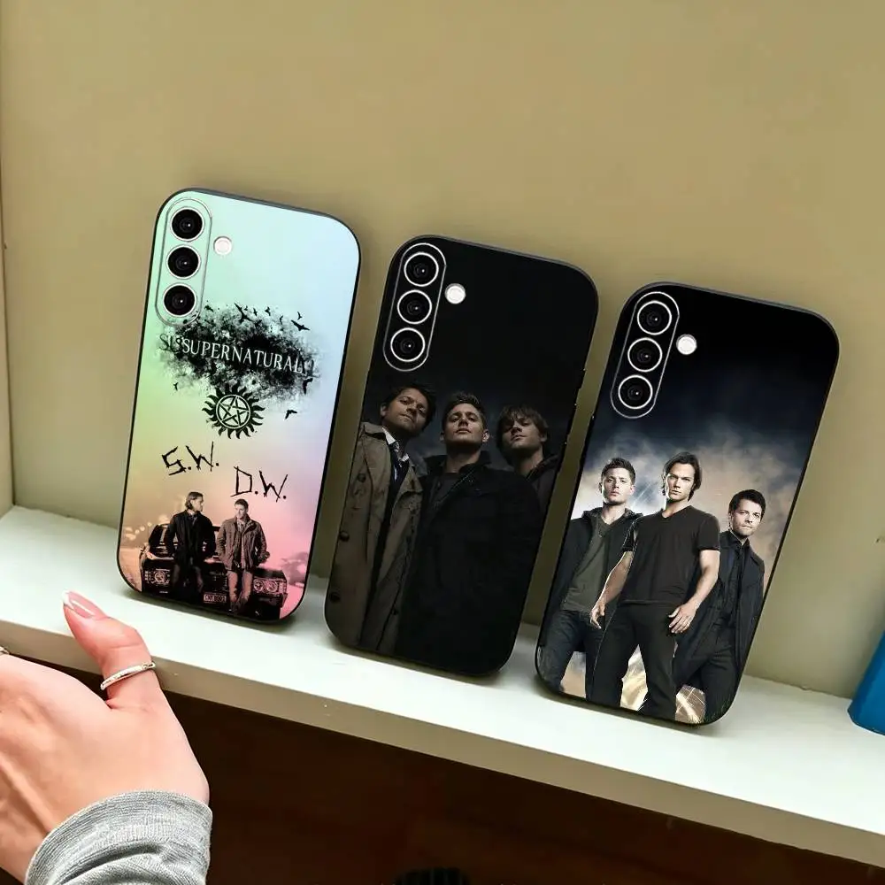 TV Series S-Supernatural  Phone Case For Samsung Galaxy A73,A72,A71,A70,A53,A52,A51,Others Soft Black Cover