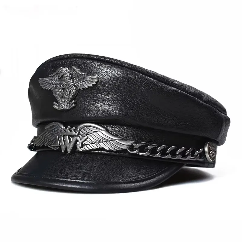 cappello-da-uomo-in-vera-pelle-con-visiera-2026-stile-militare-tedesco-retro-fantastico-cappello-da-ufficiale-design-locomotive-casquette-per-uomini-alla-moda