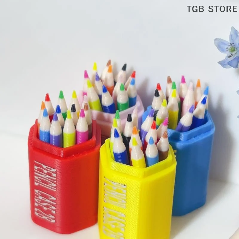 8/10/12개 미니어처 컬러 펜 미니 연필 학교 용품 모델 인형집 아이들 역할 놀이 장난감 인형집 액세서리