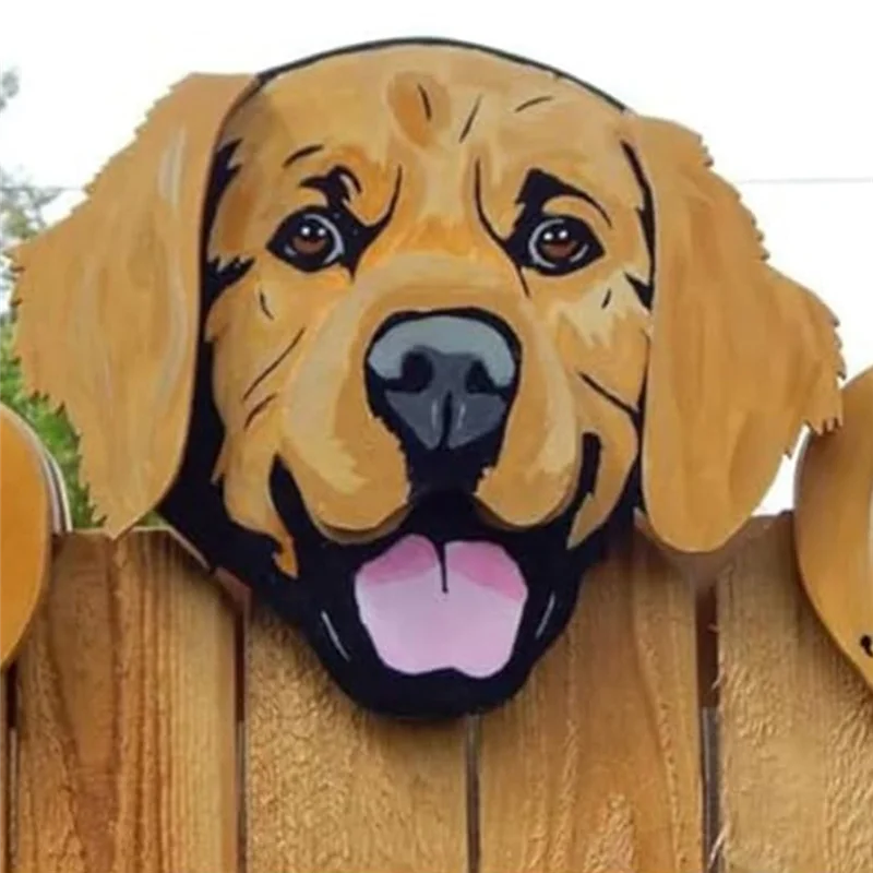 

A38M Fence Peep Yard Art Decoration, Outdoor Fence Decoration, Yard Art, Outdoor Art, Outdoor Yard Decoration